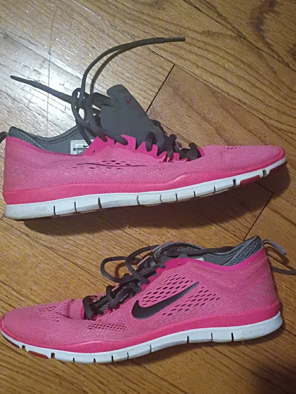 Nike Women’s Pink and Gray Athletic Running Shoes